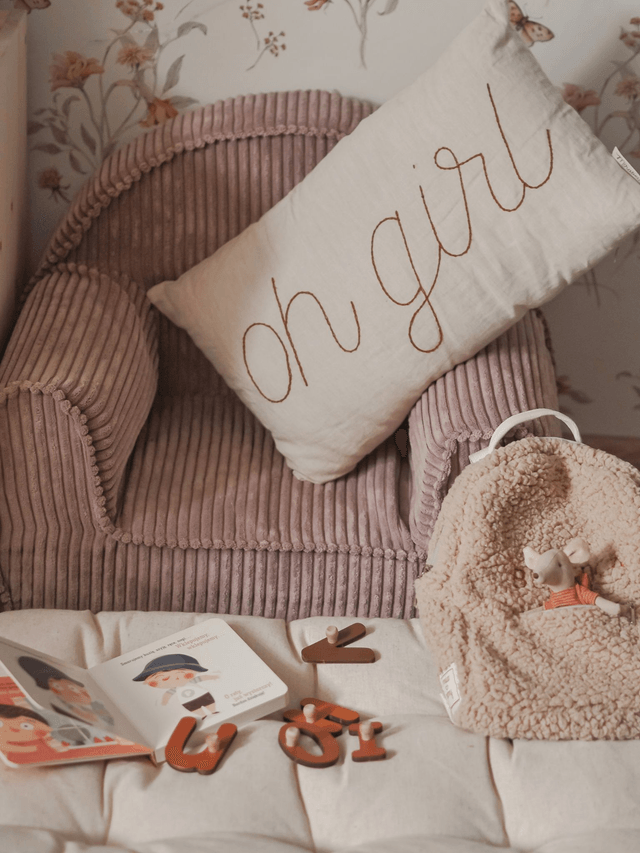Fauteuil en velours côtelé pour enfants - MUZPONY