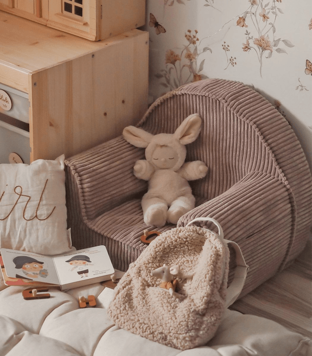 Fauteuil en velours côtelé pour enfants - MUZPONY
