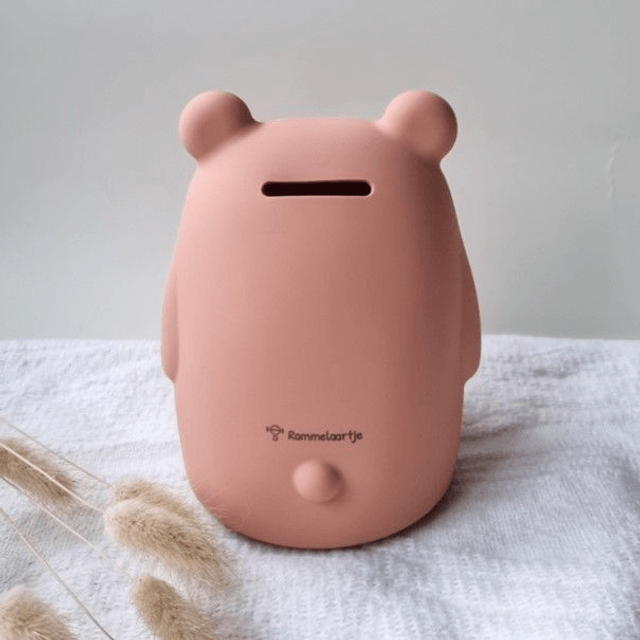 Tirelire souple en silicone - Bear Earth - RAMMELAARTJE 