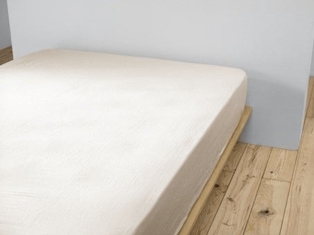 Drap housse Gaze de Coton 160 x 200 cm GAÏA Pampa - L'EFFET PAPILLON