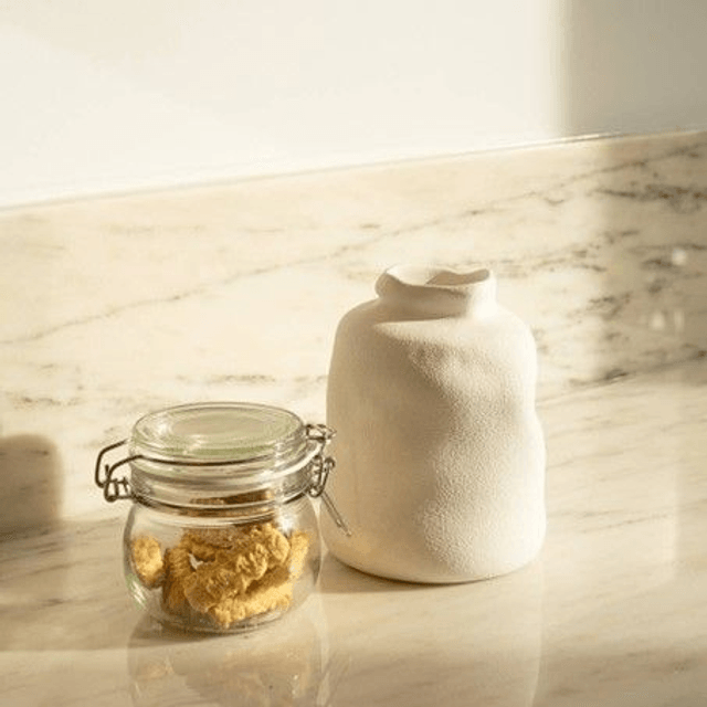 Vase Dune blanc