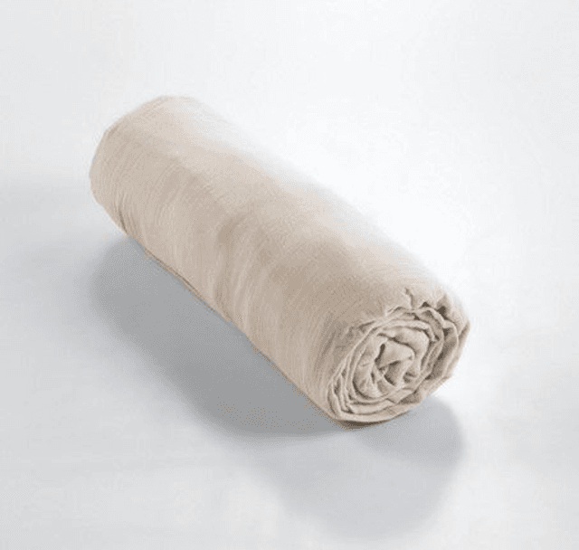 Drap housse Gaze de Coton 160 x 200 cm GAÏA Pampa - L&#039;EFFET PAPILLON