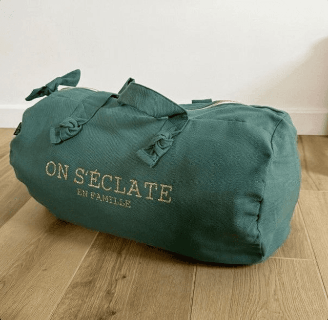 Sac Polochon - Eucalyptus - On S&#039;éclate En Famille - MARCEL &amp; LILY