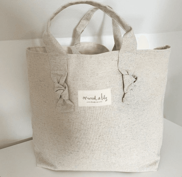 City Bag Coton - Sable - MARCEL &amp; LILY
